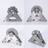 Ferris Wheel Fidget Spinner, Kinetic Desk Toy with Stand, High Speed Silver, 5 Balls