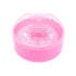 UTENEW Baby Soft Face Body Powder Puff Sponge Box Container Case, Pink