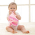 Apricot Lamb Stuffed Animals Security Blanket, Pink Pig Infant Nursery Character Blanket, 14 Inches