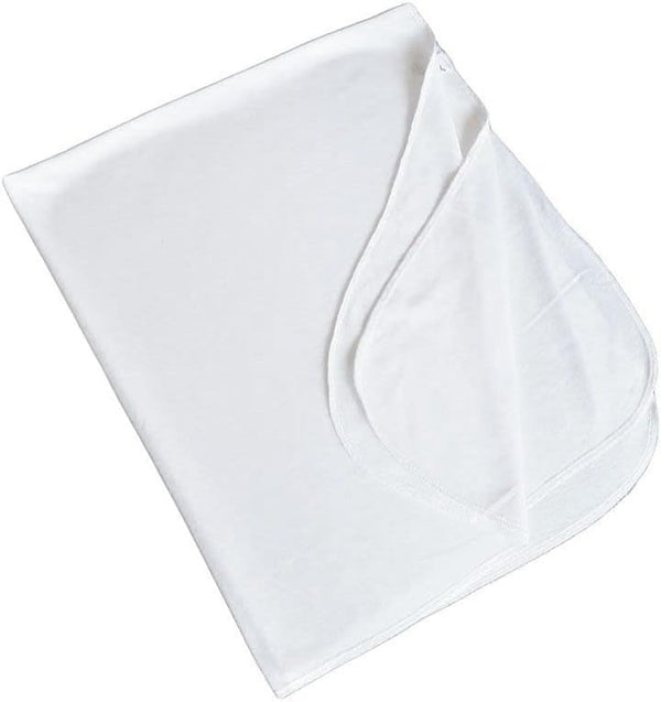 Monag Blank Sublimation Baby Receiving Blanket, Baby Sublimation Blanket