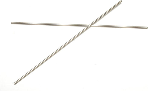 EUDAX 100Pcs 2mm Dia. STEM Toys Round Rod Axles for DIY Toy RC Car Boat Helicopter Model Part (2mmx150mm)