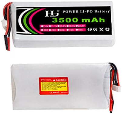 CBB 11.1V 3500mAh 8C FS-GT3B GT2 1 Pack Lipo Battery Rechargeable for Flysky Transmitter Remote Controller with USB
