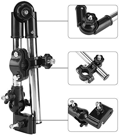 360° Adjustable Umbrella Holder for Stroller, Bike Umbrella Stretch Mount Stand Holder for Baby Stroller Pram Chair