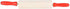 The Dreidel Company Red Wooden Rolling Pin Dough Roller for Kids, 7.5" (12-Pack)