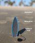Blue Bomber Finger Surfboard Mini Hand Surf Toy with Grip Tape & Leash | Pocket-Size Road Trip Gift for Kids, Skaters &