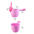SHITINGRM Baby Bath Waterfall Rinser Kids Shampoo Rinse Cup Cartoon Shower Washing for Head Watering Spoon Bathing Cups
