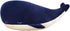 MUPI Whale Stuffed Animal Big Blue Dolphin Doll Toy Cushion Pillow Plus (33 Inch) - Soft Simulation Cotton, 4 Size Down
