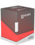 Ultimate Guard Boulder Synergy 100+ - Deck Case for 100 Double-Sleeved TCG Cards, Black/Red, Durable Storage