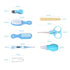 CNAFGBGG Set, Set, 8PCS Baby Grooming Kit, Baby Care Items, Care Essentials Supplies Health Portable Kit, Safety Cutter