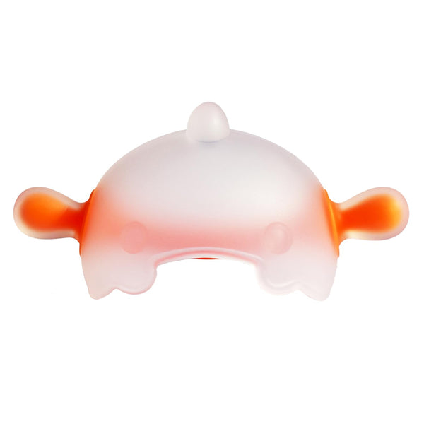Baby Chew Toy for 6-12 Months One-Piece Liquid Silicone Teether, No Glue