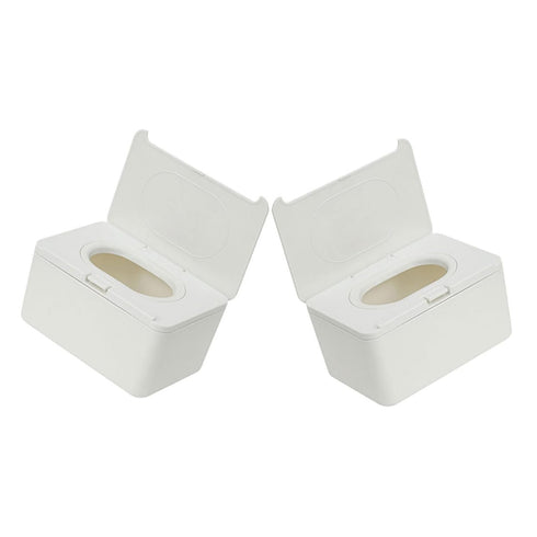 Generic 2pcs Portable Wipes Holder for Adult Durable Wet Wipes Dispenser Versatile Storage