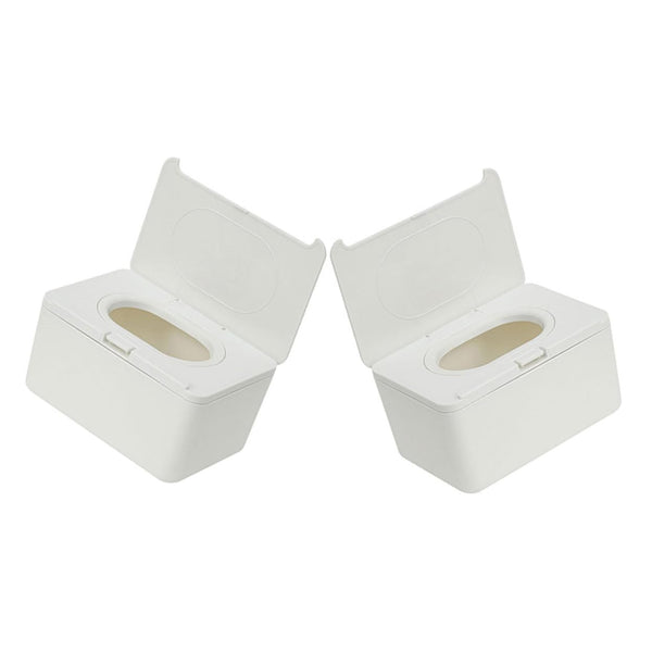 Generic 2pcs Portable Wipes Holder for Adult Durable Wet Wipes Dispenser Versatile Storage