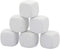 White EVA Foam Dices for Kids Graffiti, Building Blocks,Creative Painting, 6PCS