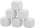 White EVA Foam Dices for Kids Graffiti, Building Blocks,Creative Painting, 6PCS