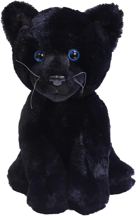 Plushland Black Panther Stuffed Animal Realistic Plush Panther for Kids and Adults