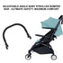Upgraded Adjustable Angle Baby Stroller Bumper Bar Accessories for BBZ Yoyo/Yoya/Yoyo+ - Black