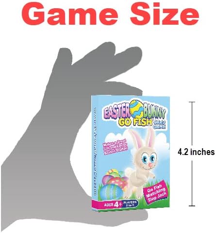Arizona GameCo Easter Bunny Go Fish Game for Kids, Ages 4 & Up, Fun Easter Gift