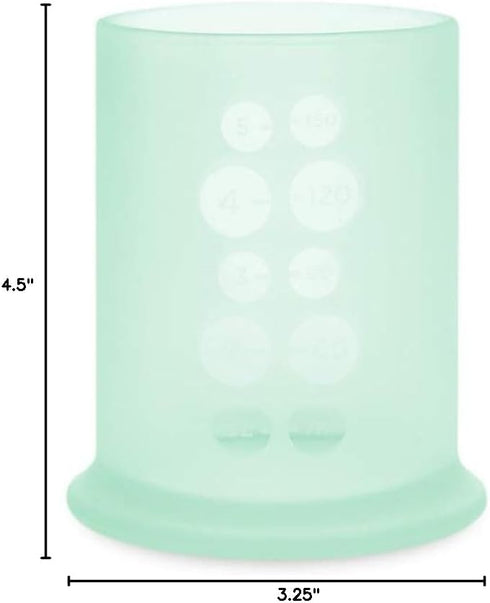 Olababy Silicone Training Cup for Babies, 6+ Mo to 12-18 Months, Transition to Sippy Cup & Smoothie Cup