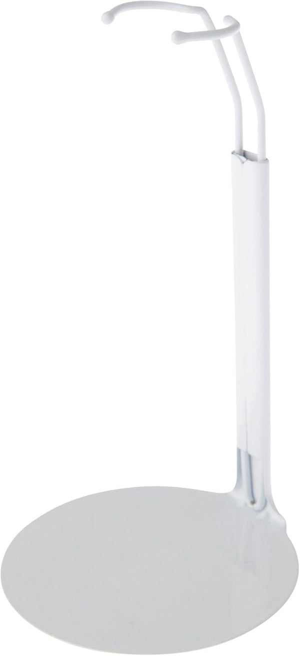 Plymor DSP-5125W White Adjustable Doll Stand, fits 10, 11, and 12 inch