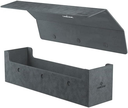 Gamegenic Dungeon S 550+ Convertible Deck and Game Accessories Box, Holds up to 550 Cards, Midnight Gray
