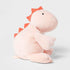 OSOCU 1.4 Lb 16" Microwavable Heating Pad Pink Stegosaurus Plush - Weighted Stuffed Animal Toy with Tourmaline Beads