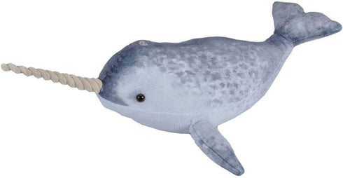 25 Inches Wild Republic Narwhal Plush, Stuffed Animal, Plush Toy, Gifts for Kids, Living Ocean