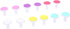 TIKATARER 12 Trimmer PCS Baby Nail File Replacement Heads, Baby Nail File Pads Electric Buffer Replacement Pads, Fine