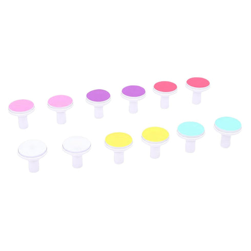 Generic 12 Trimming, 1 12 Baby Nail Grinder Heads, Replacement Pads, Color Coded Pads for Age Specific Use, ABS