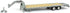 Greenlight 1/64 Gooseneck Trailer Primer Gray with Red and White Conspicuity Stripes 30391