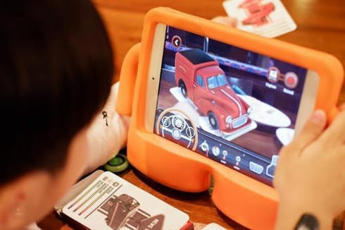 Cars 4D+ Augmented Reality Flashcards, Interactive Driving Experience with 26 Vehicles and Educational App