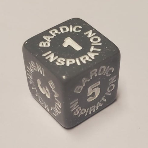Bardic Inspiration Dice - Compatible with Dungeons and Dragons (5 Pack)