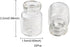 Fansoftiks 10Pcs 1/12 Dollhouse Glass Jars Miniature: Scale Glass Bottles Food Container for Kitchen Restaurant - Mini