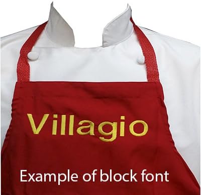 CHEFSKIN Personalized Chef Jacket, Custom Name, Size, Color, Font, Thread - Great Gift for Kids and Adults