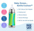 9oz/275ml 100% 3 Pura Kiki Stainless Steel Infant Bottle w/Sleeve, Anti-Colic, Plastic-Free, MadeSafe Certified