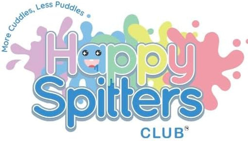 Happy Spitters Club LLC (2 Pack) 4-Layer Happy Spitters Club Baby Burp Cloths for Reflux & Heavy Spit-Up Extra-Wide