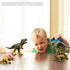 Set, 6 7 Inch 6 Pack OuMuaMua Dinosaur Toys, Plastic Dinosaur Figure Ideal Education Toys for Kids, Including T-Rex