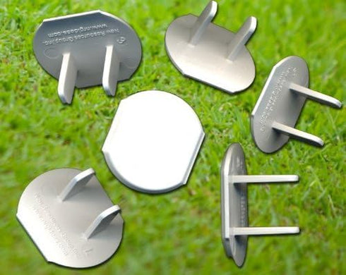 Electrical Outlet Safety Caps for Childproofing, Baby Cover Plugs and Draft Insulation Pack (16 Caps + 10 Gaskets)
