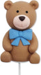 Baby Bear Cake Topper for Birthday Baby Shower, Baby Boy Blue (Blue Bear)