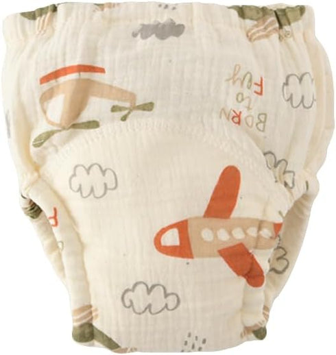 GZMM 6 Pack Baby Training Underpants,Soft Cotton Absorbent Potty Training Underwear For Baby Boys And Girls