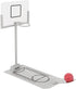 Mini Basketball Game, Aluminium Alloy Miniature Foldable Basketball Hoop Toy for Adults and Children