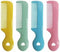 Tustao Pack Of 4 Round Tip Bristles Baby Cute Comb Baby Grooming For