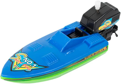 Miracland Wind-up Speed Boat - Fun Bathtub Toy & Pool Toy, Windup Fast