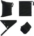 UUYYEO 2 Mommy Pcs Wet Dry Bags for Baby Cloth Diapers Bags Waterproof Reusable with Two Zippered Pockets Yoga Gym Bag