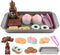 Cookie Play Food Set, Play Kitchen Accessories for Kids, Baking Cookies and Cupcakes Plastic Toy Food