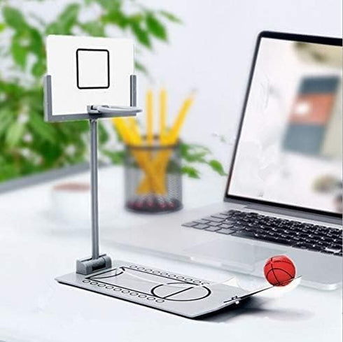 Basketball Game Desk Accessories, Funny Miniature Toys for Office Men, Creative Gift