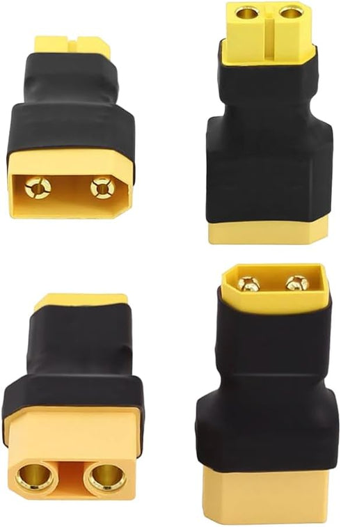 XT60 to XT90 Adapter, XT60 to XT90 Connector Without Wires, RC LiPo Battery Connectors