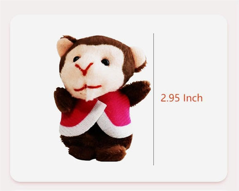 5 Little Monkeys Finger Puppets for Kids - 7 Pack Plush Storytelling Theater Role Play Toys for Toddlers