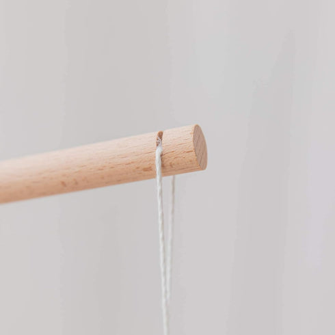 Baby Crib Mobile Arm - HBM Wooden Mobile Hanger for Crib Baby Girl Nursery Decor