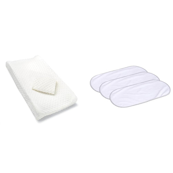 Munchkin 2 Pack Diaper Changing Pad Covers and 3 Count Waterproof Changing Pad