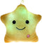 Creative Twinkle Glowing Stars Shape Plush Throw Pillow, LED Night Light Pillow Cushions Stuffed Toys Gifts for Kids,